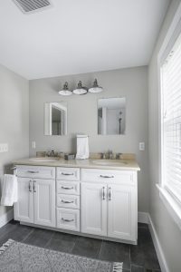 Primary full bath with walk in shower