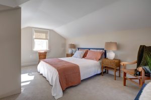 Second level guest bedroom #2 with queen bed