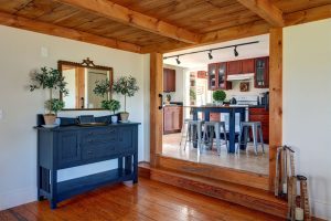 Hutch opposite dining room table