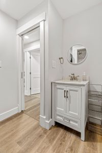 2nd Bathroom - in hallway b/w Bedrooms #2 & 3 - w/walk-in shower and Washer/Dryer