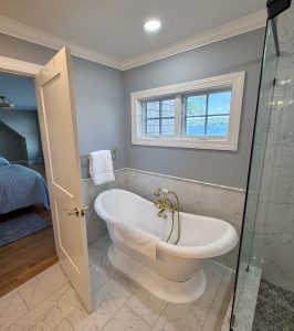 Bedroom #5-Ensuite Soaking Tub, Walk-In Shower