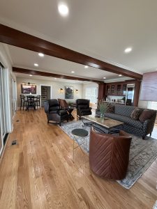 Living Room w/3 different sitting areas & Wet Bar
